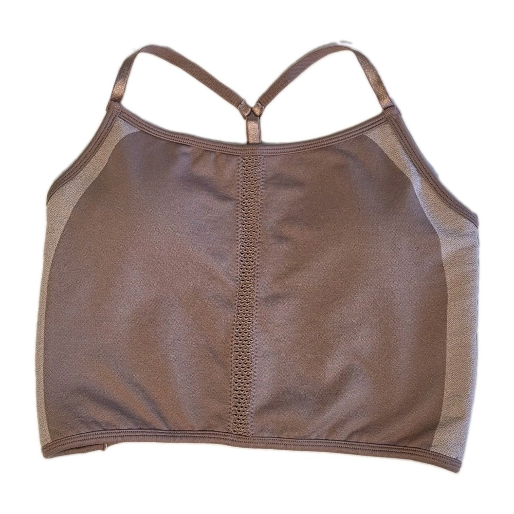 Fabletics Women's Sports Bra Demi Lovato Large Mauve